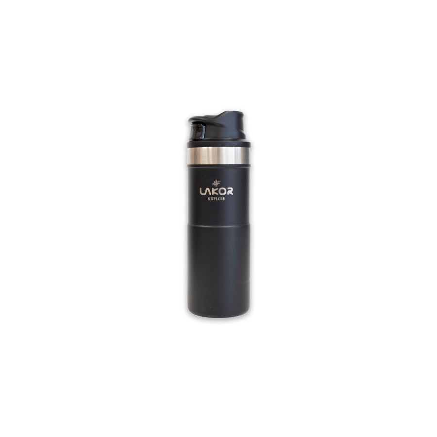 Mand LAKOR Emaljekrus & Eventyr | Lakor X Stanley Travel Mug .35L Black