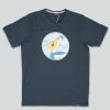 Mand LAKOR T-Shirts | Pipe Pelican T-Shirt Navy