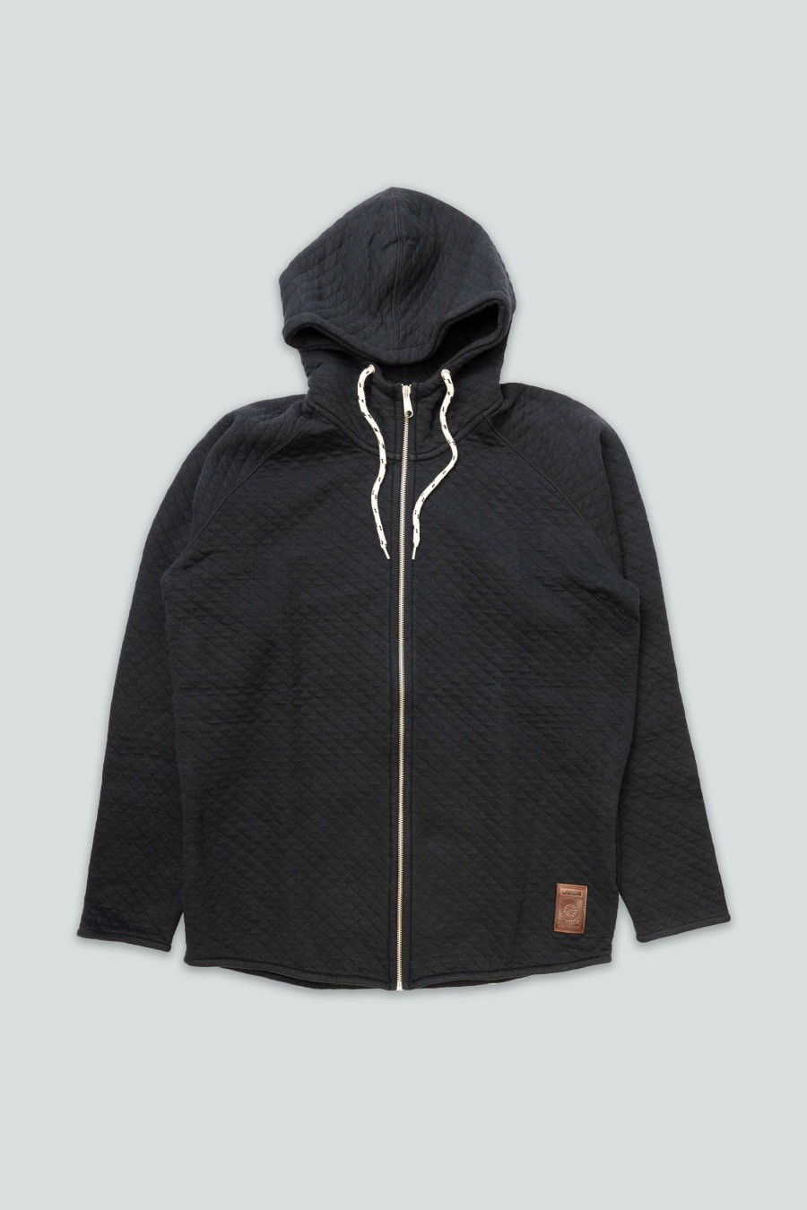 Mand LAKOR Sweatshirts & Hoodies | Quilted Hoodie Black