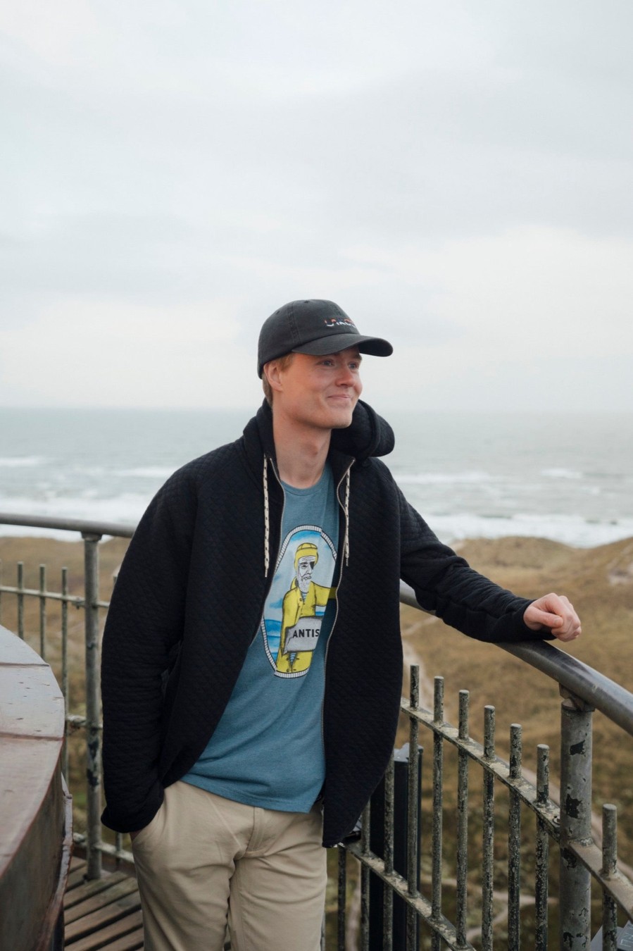 Mand LAKOR Sweatshirts & Hoodies | Quilted Hoodie Black