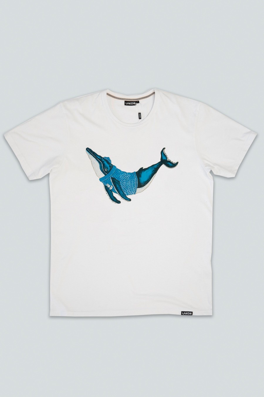 Mand LAKOR T-Shirts | Humpback Whale T-Shirt Off White