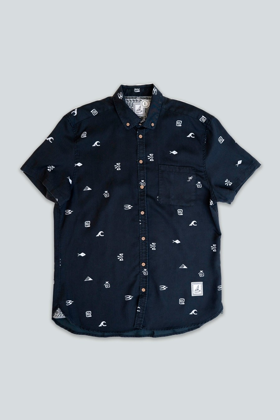 Mand LAKOR Skjorter | Theis Shirt Black