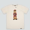 Mand LAKOR T-Shirts | An Otter Coffee T-Shirt Star White