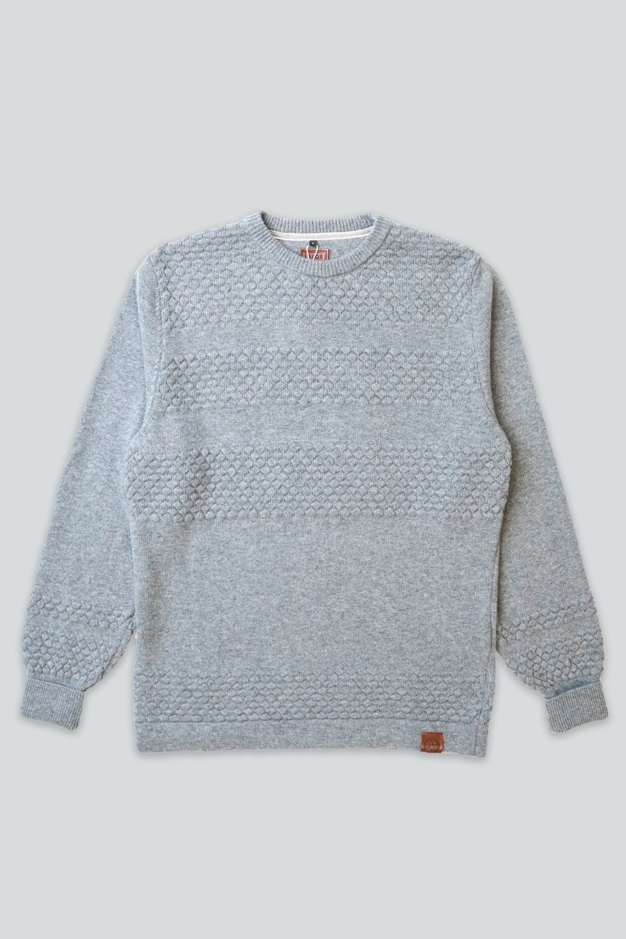 Mand LAKOR Strik | Cod Knit Light Grey Melange