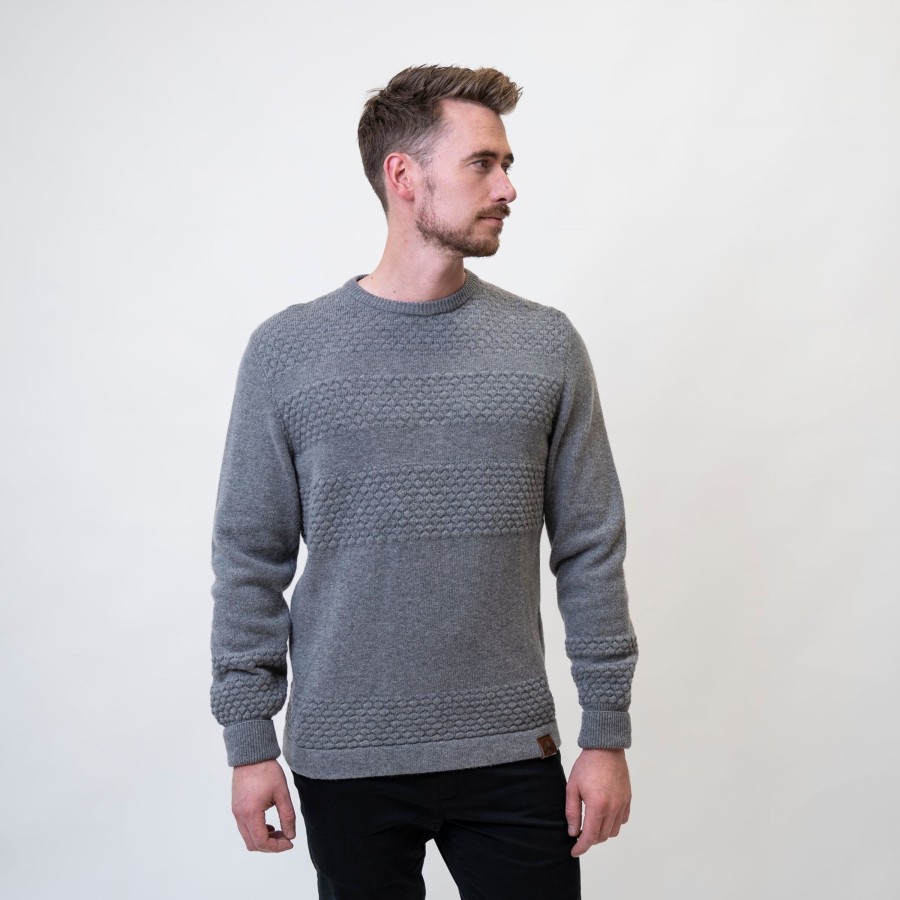 Mand LAKOR Strik | Cod Knit Light Grey Melange