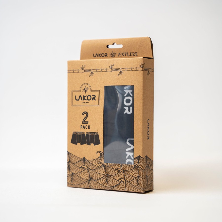 Mand LAKOR Accessories | Bamboo Boxers 2-Pak