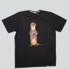 Mand LAKOR T-Shirts | An Otter Coffee T-Shirt Moonless Night