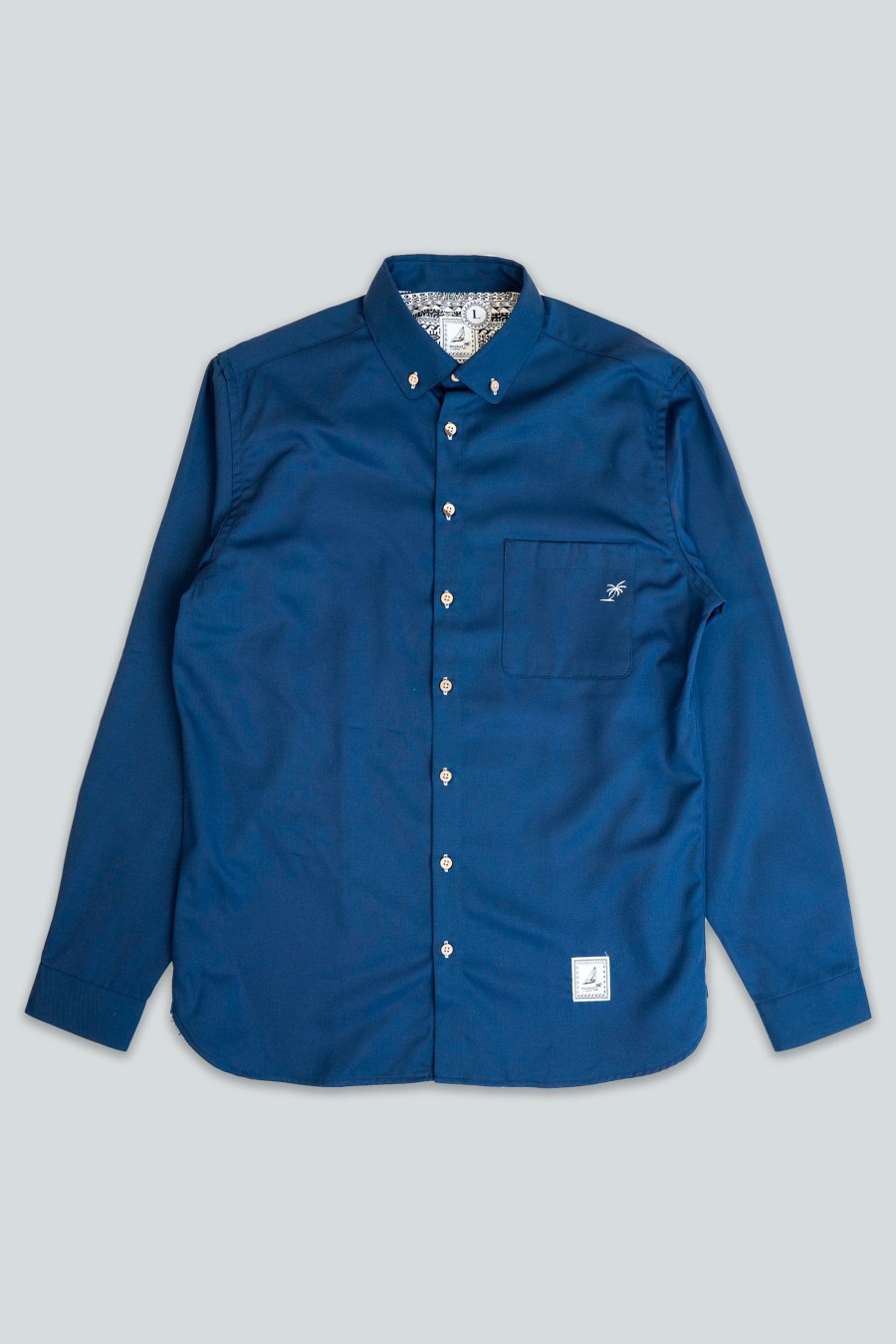 Mand LAKOR Skjorter | Hugo Shirt Ocean Depths
