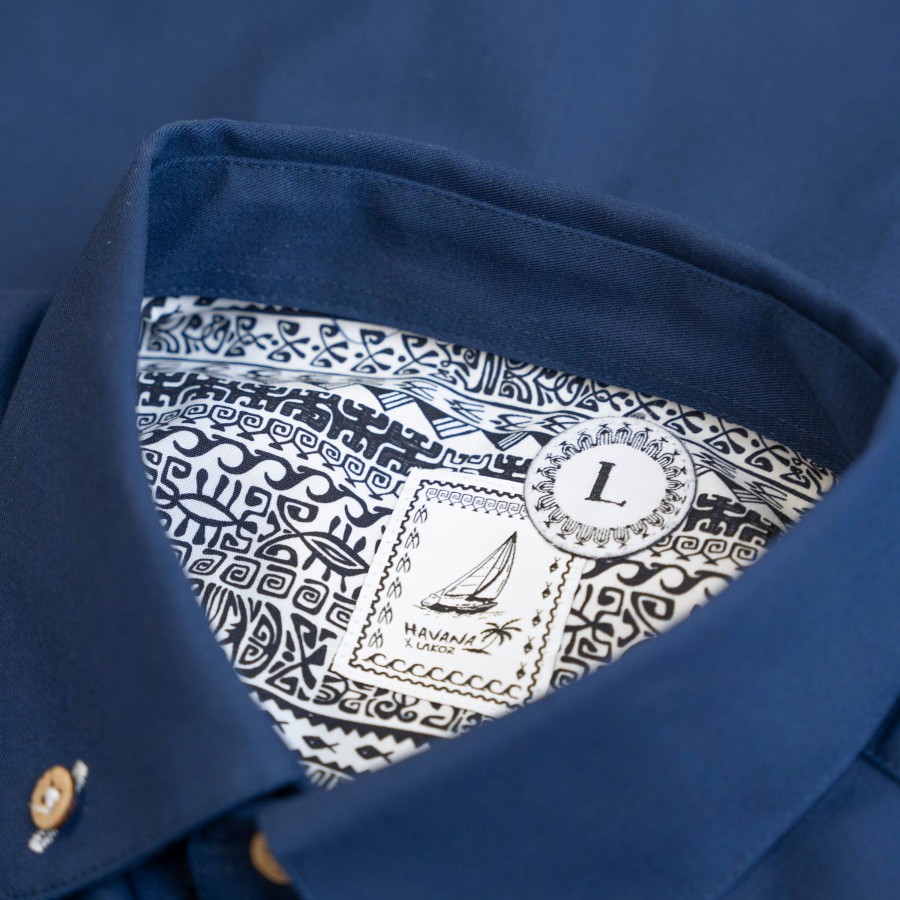 Mand LAKOR Skjorter | Hugo Shirt Ocean Depths