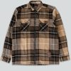 Mand LAKOR Skjorter | Beaver Shirt Jacket Brown