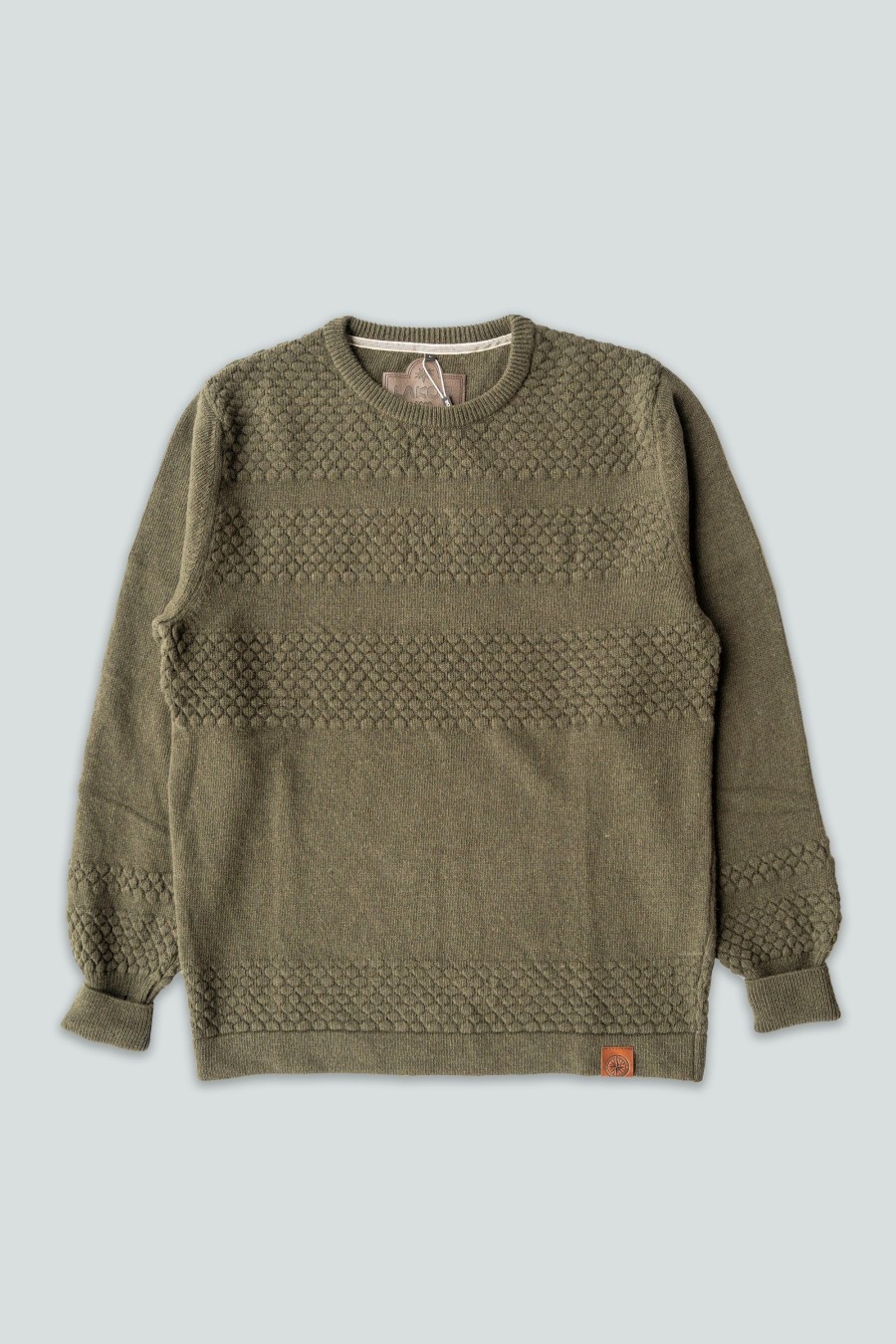 Mand LAKOR Strik | Cod Knit Green