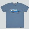 Mand LAKOR T-Shirts | Getaway Car T-Shirt Light Blue