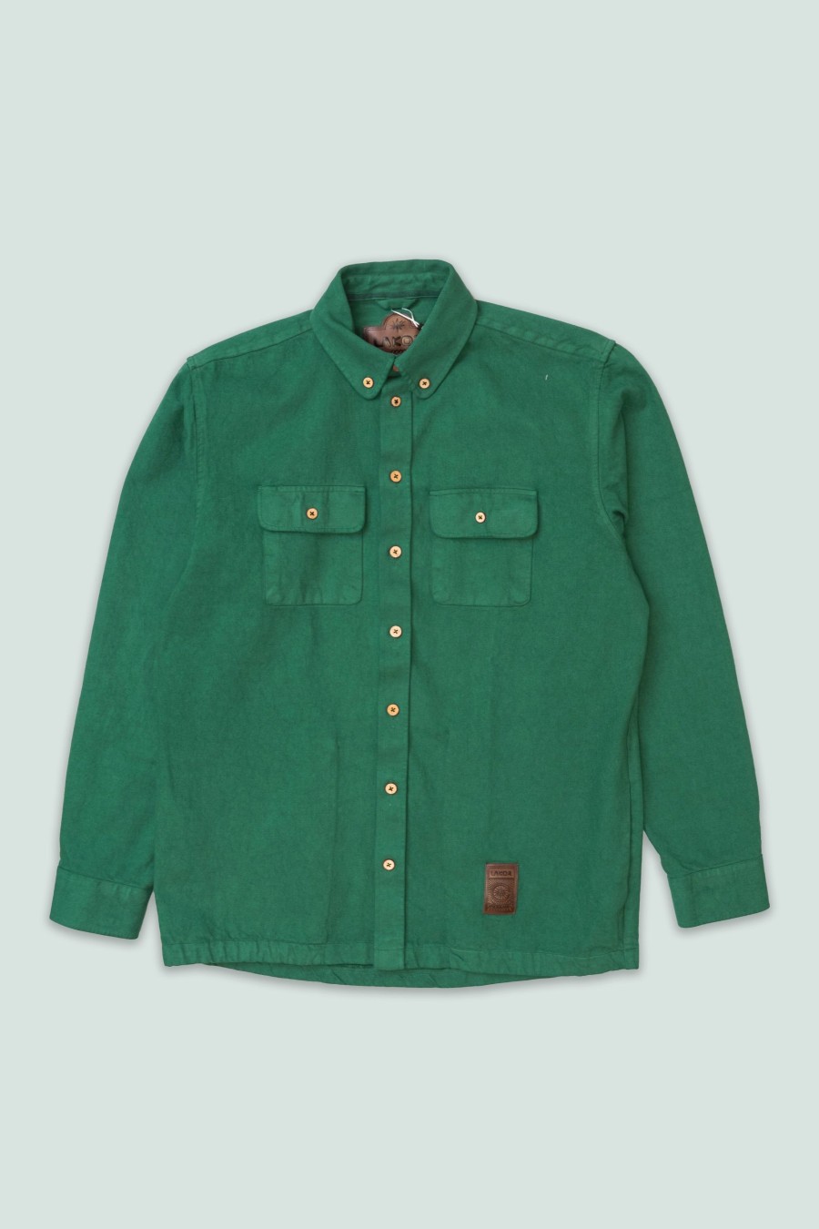 Mand LAKOR Skjorter | Knokkel Shirt Green