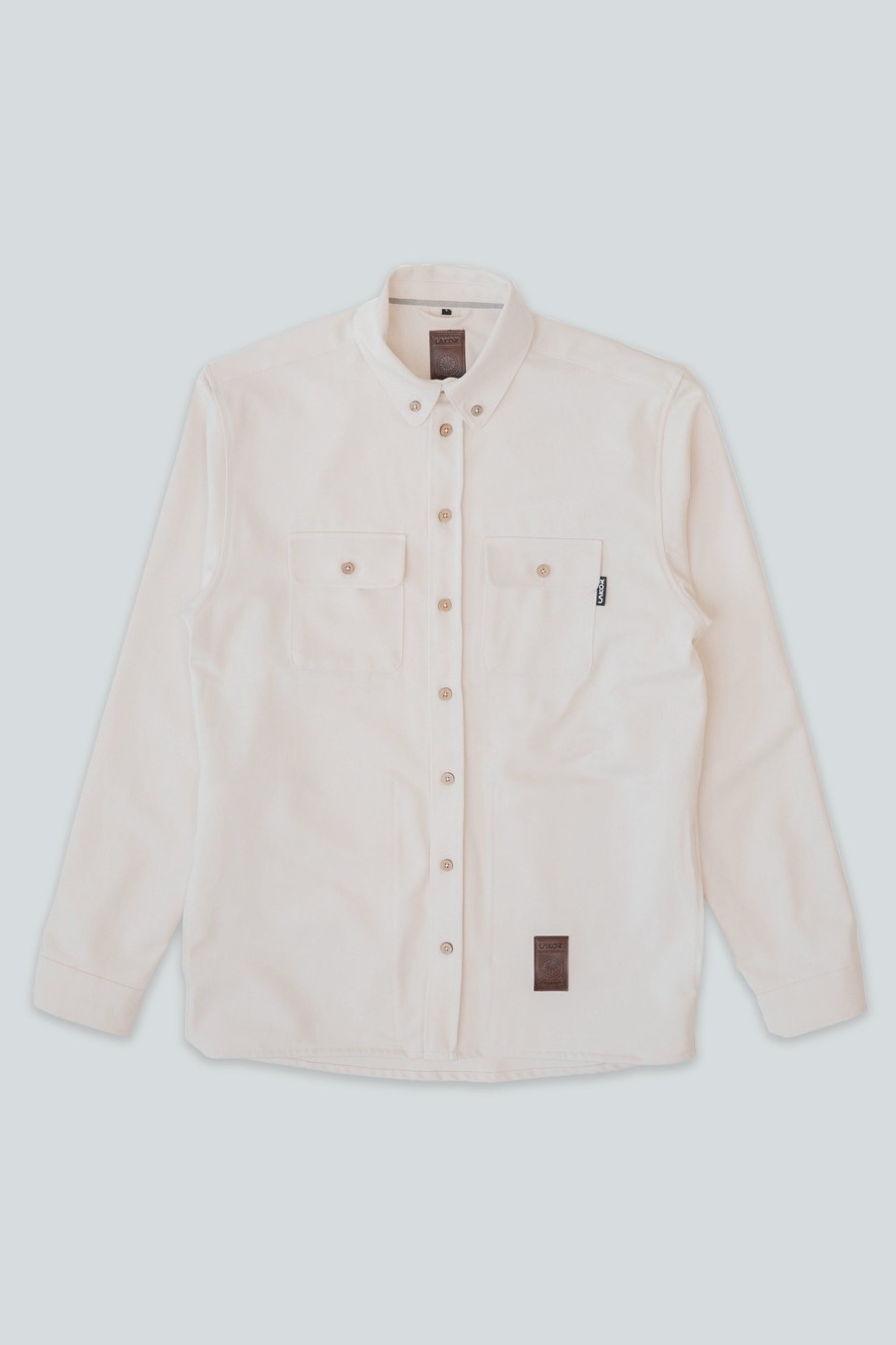 Mand LAKOR Skjorter | Knokkel Shirt Creme