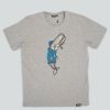 Mand LAKOR T-Shirts | Moby T-Shirt Light Grey Melange