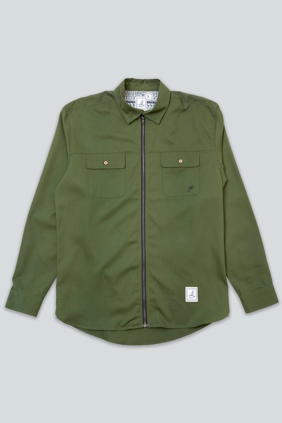 Mand LAKOR Skjorter | Havana Shirt Jacket Cypress