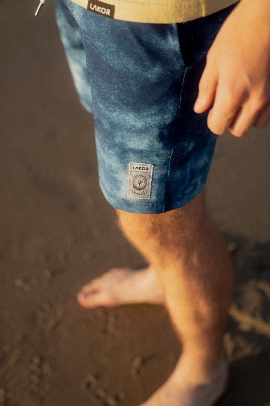 Mand LAKOR Bukser & Shorts | Beach Washed Shorts Blue