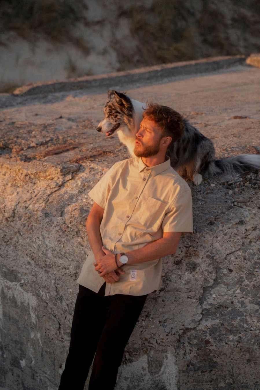 Mand LAKOR Skjorter | Oxford Short Sleeve Eucalyptus