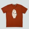 Mand LAKOR T-Shirts | Owl T-Shirt Dark Red