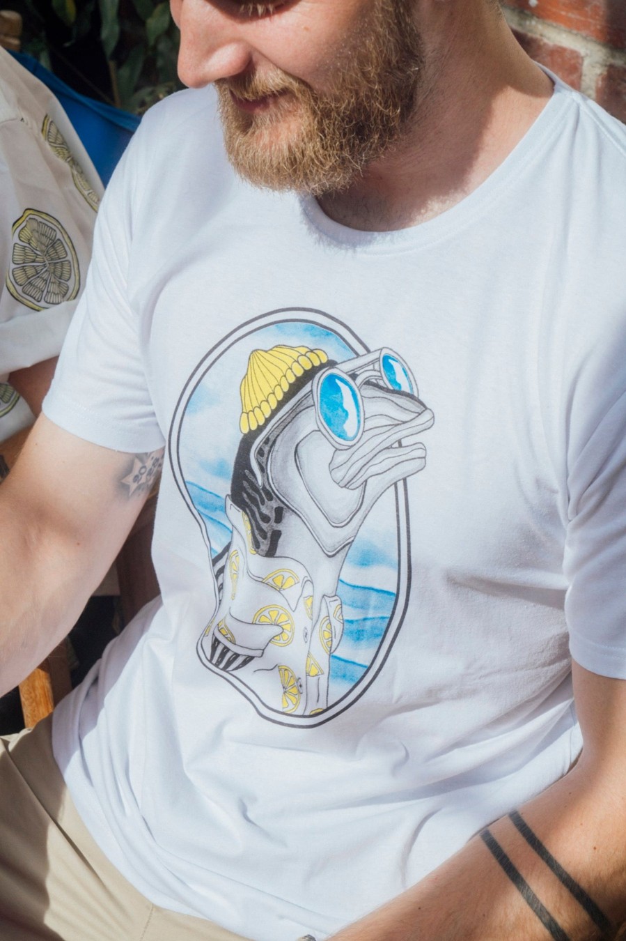 Mand LAKOR T-Shirts | Mackerel Lemon T-Shirt