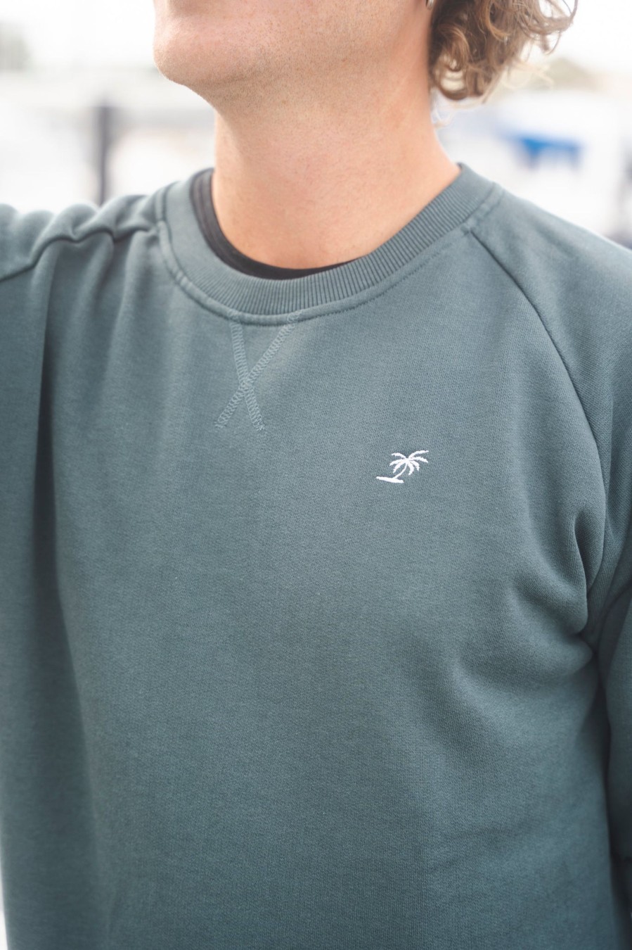 Mand LAKOR Sweatshirts & Hoodies | Havana Basic Sweat Dark Green