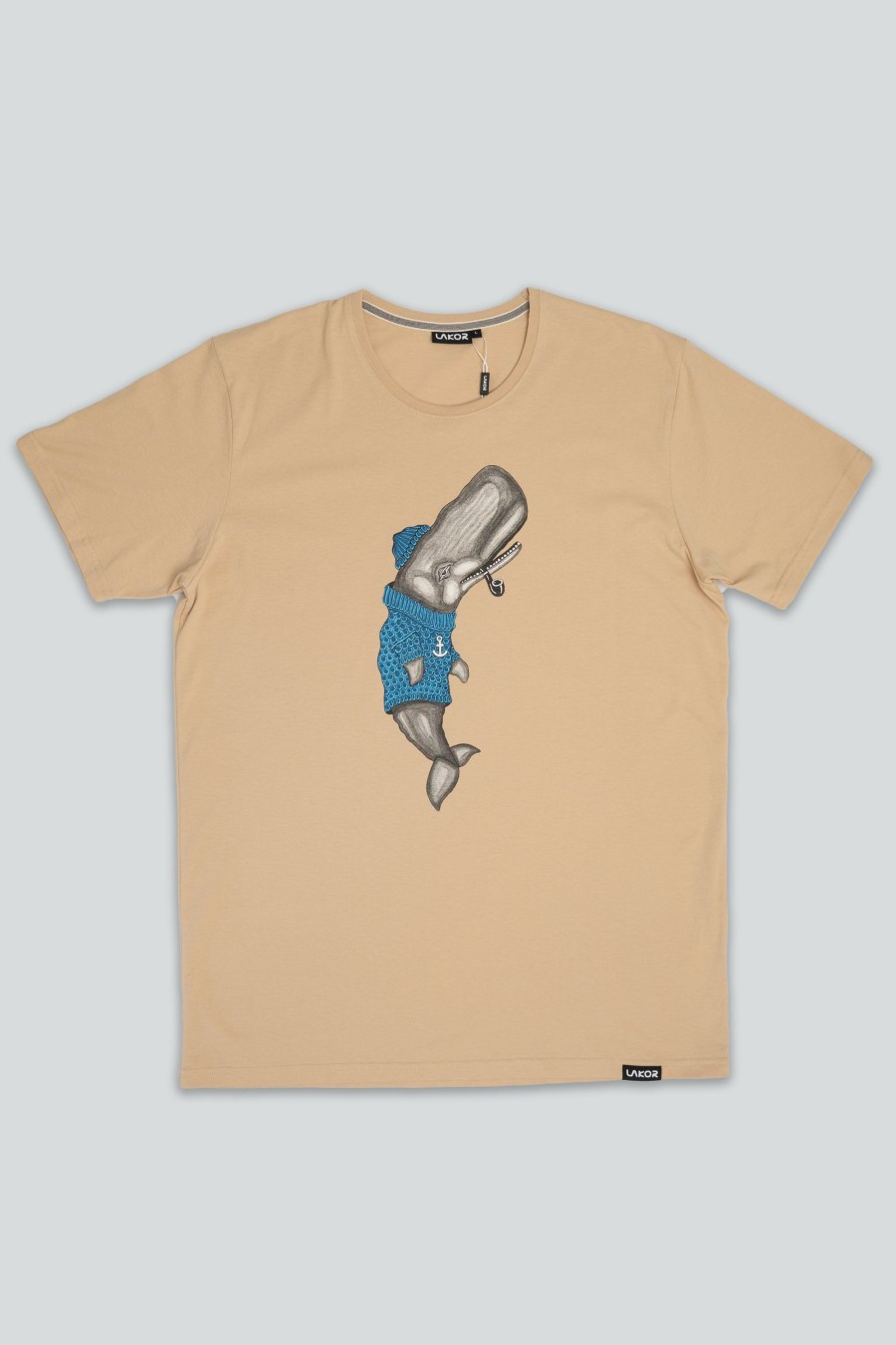 Mand LAKOR T-Shirts | Moby T-Shirt Light Brown