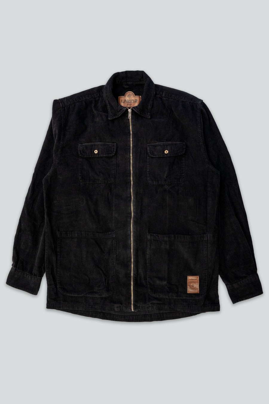 Mand LAKOR Skjorter | Velvet Jacket Black