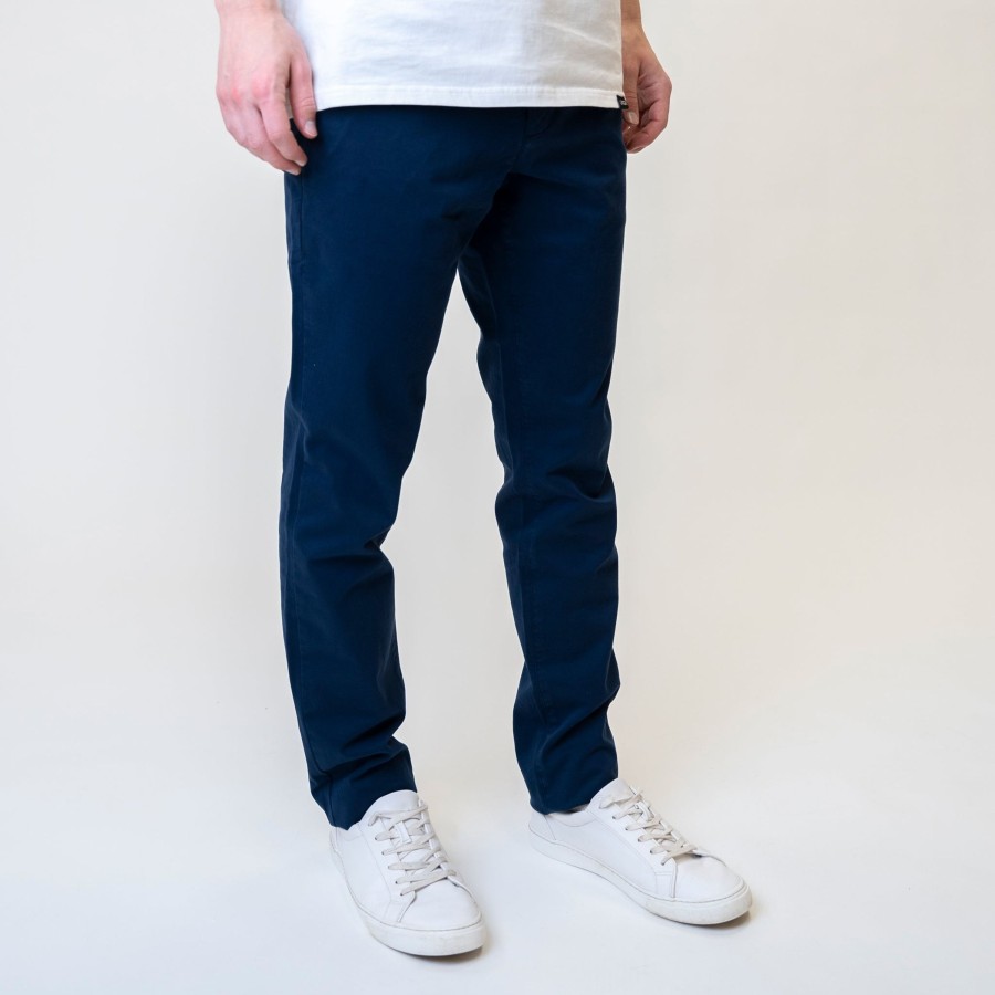 Mand LAKOR Bukser & Shorts | Chino Pants Navy