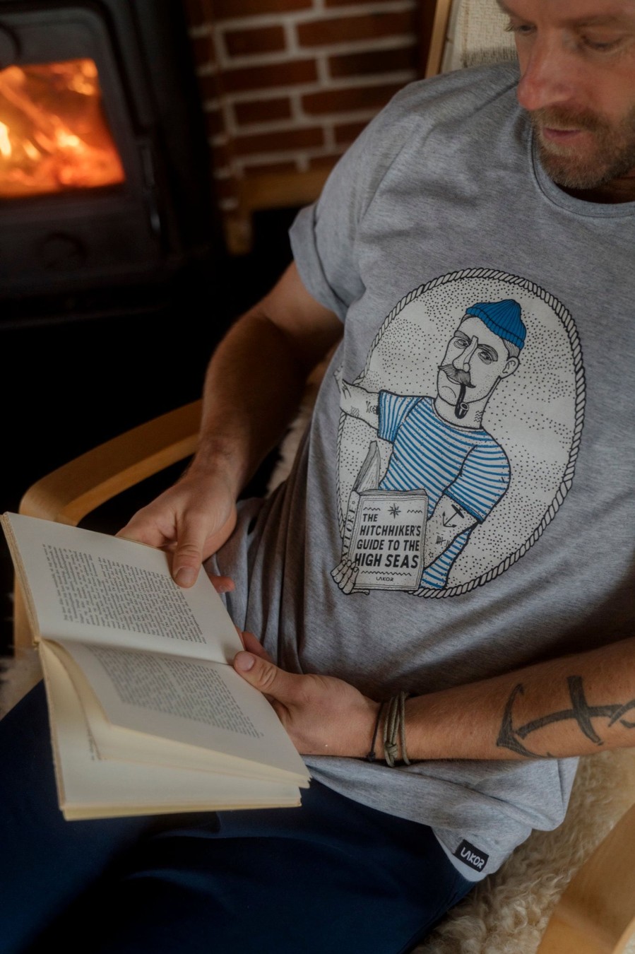 Mand LAKOR T-Shirts | Hitchhiker T-Shirt