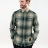 Mand LAKOR Skjorter | Inca Unna Shirt Green