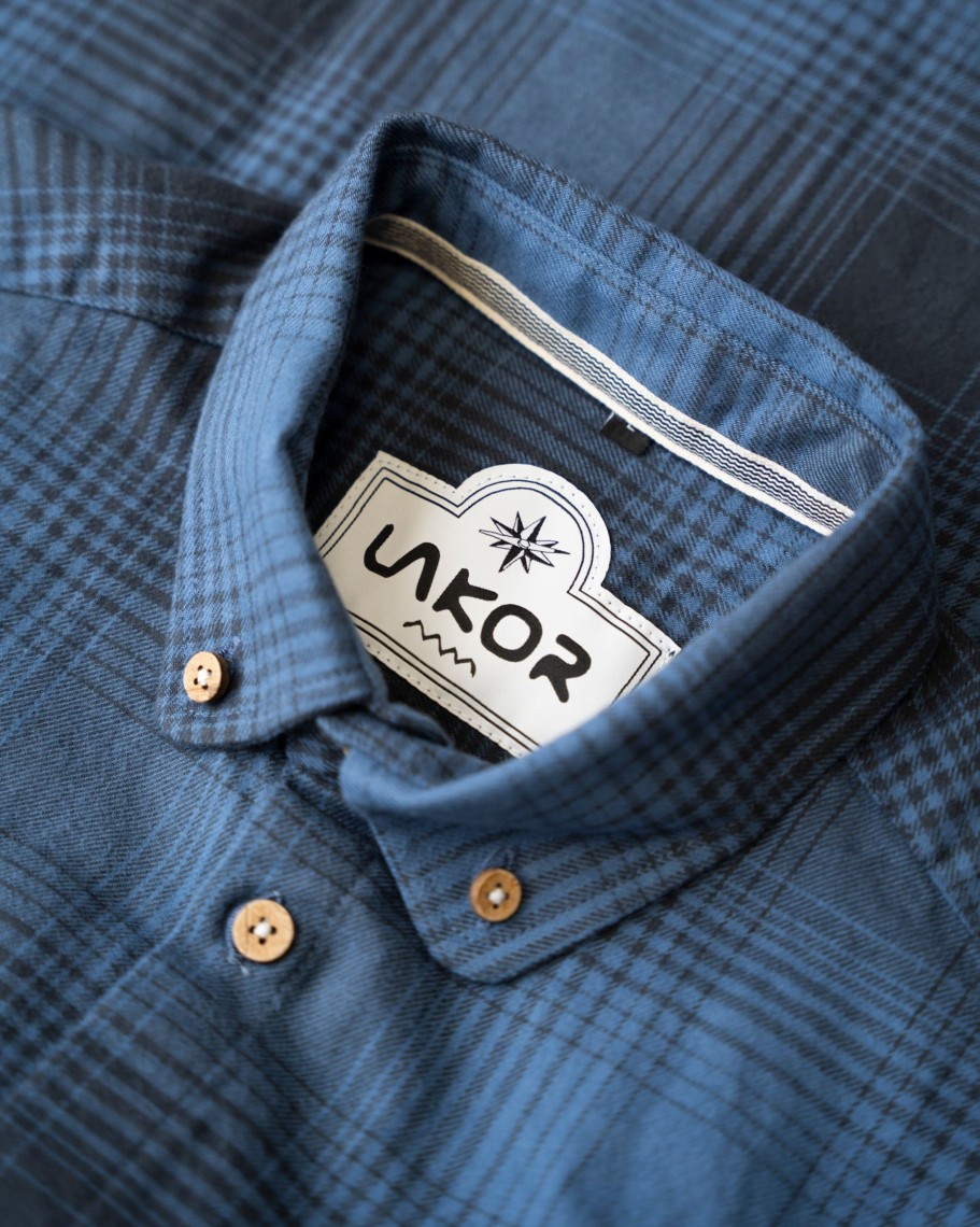 Mand LAKOR Skjorter | Inca Unna Shirt Blue