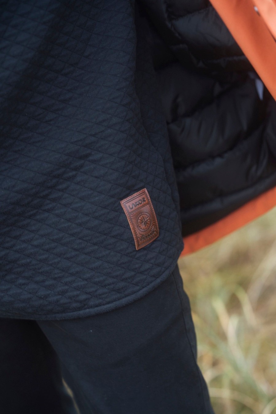 Mand LAKOR Sweatshirts & Hoodies | Quilted Sweat Black