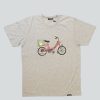Mand LAKOR T-Shirts | Red Puch T-Shirt Light Grey Melange
