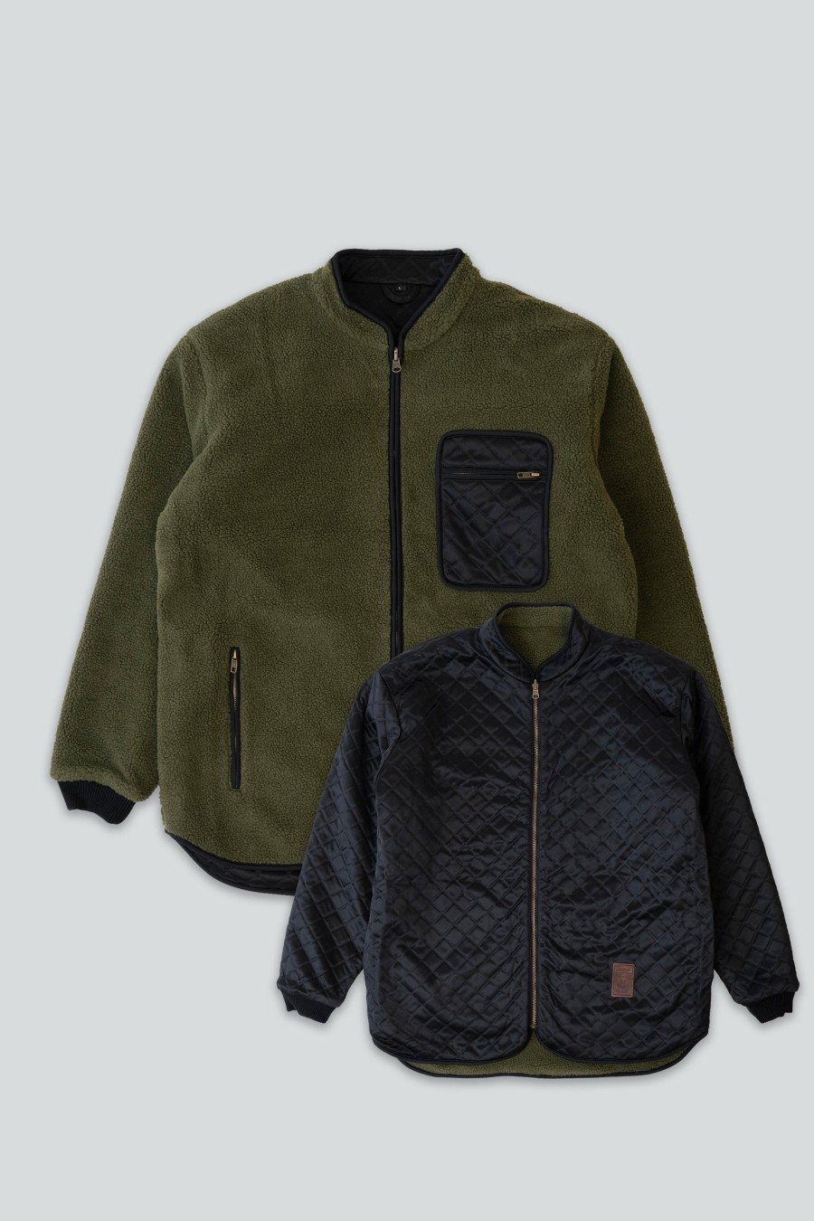 Mand LAKOR Jakker | Reversible Jacket Green