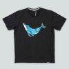 Mand LAKOR T-Shirts | Humpback Whale T-Shirt Black