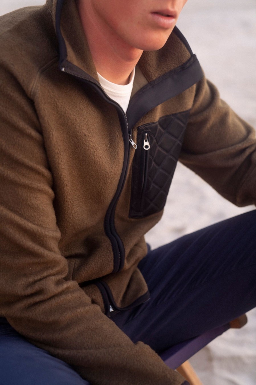Mand LAKOR Jakker | Bonfire Fleece Green