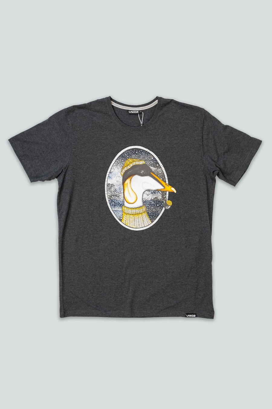 Mand LAKOR T-Shirts | Eider Sailor T-Shirt Dark Grey Melange