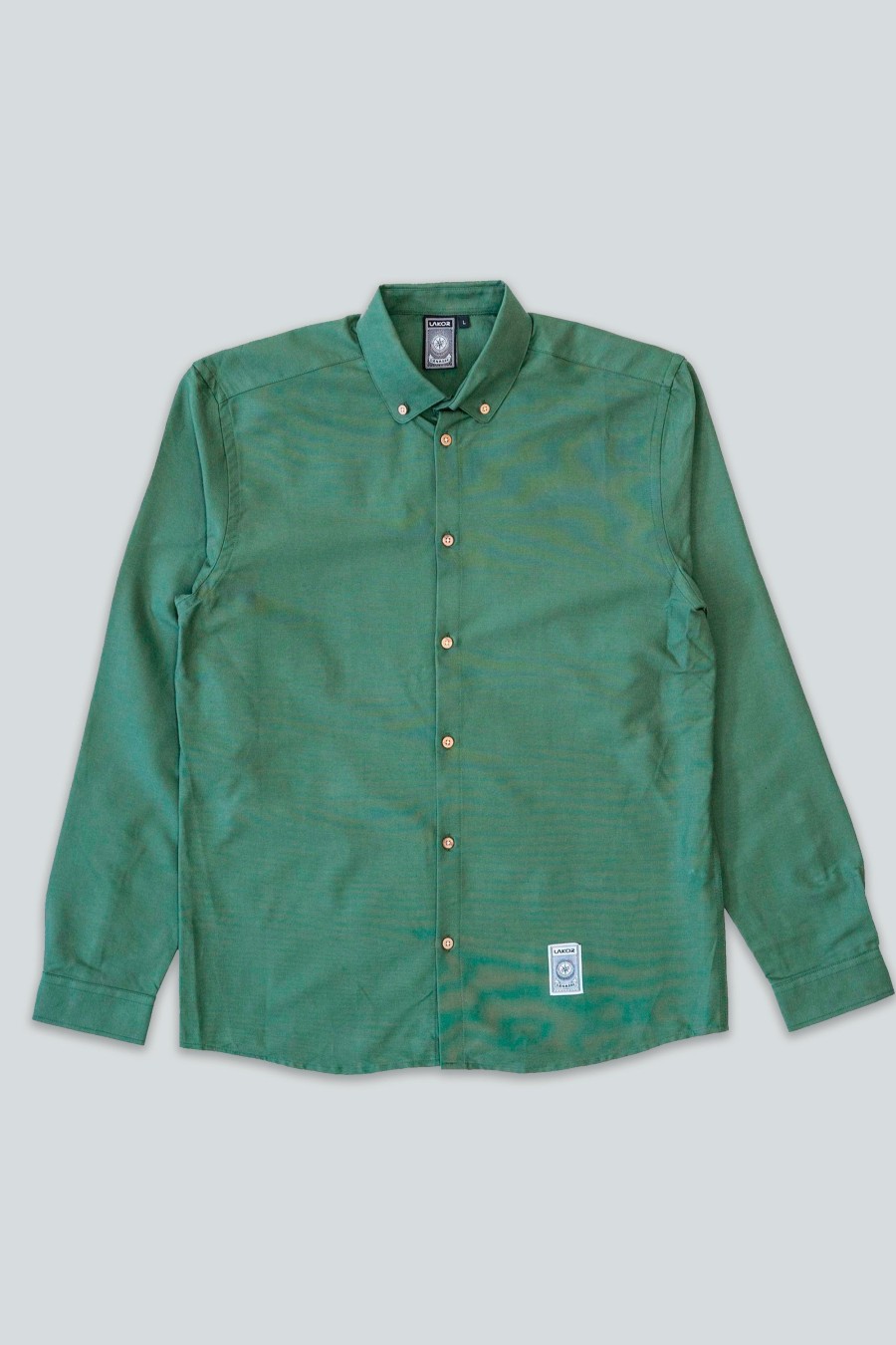 Mand LAKOR Skjorter | Oxford Shirt Cypress