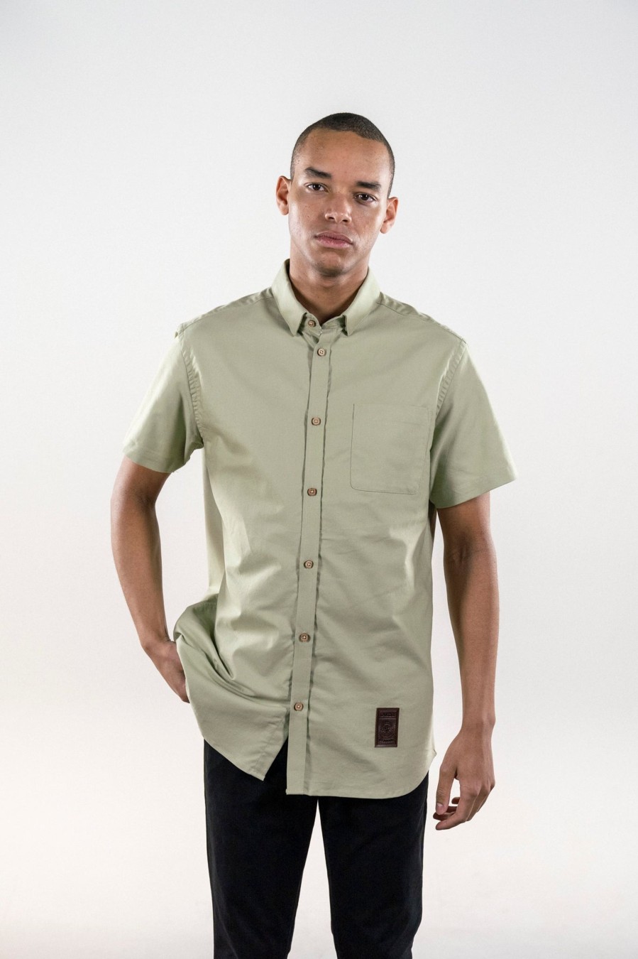 Mand LAKOR Skjorter | Oxford Short Sleeve Tea
