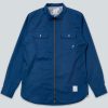 Mand LAKOR Skjorter | Havana Shirt Jacket Ocean Depths
