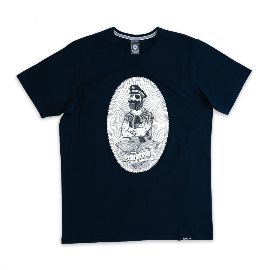 Mand LAKOR T-Shirts | Framed Legend T-Shirt Blueberry