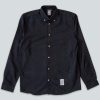 Mand LAKOR Skjorter | Oxford Shirt Black