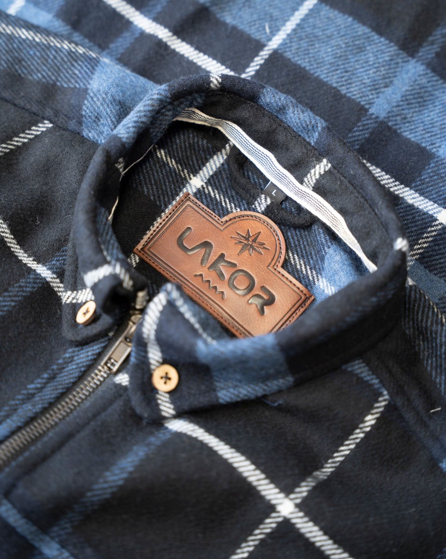 Mand LAKOR Skjorter | Beaver Shirt Jacket Blue