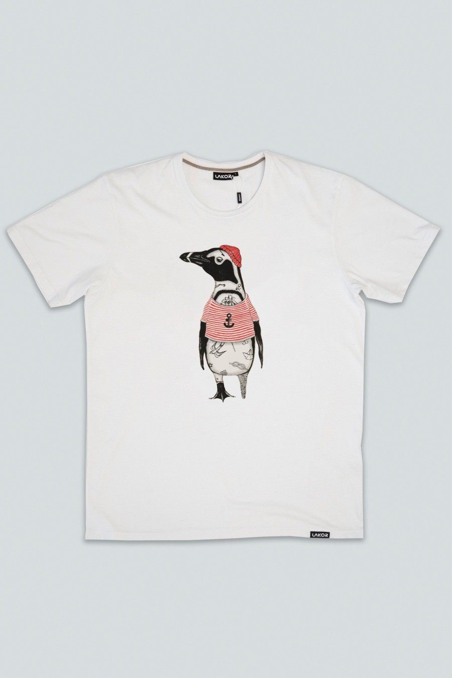 Mand LAKOR T-Shirts | African Penguin T-Shirt Off White