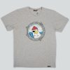 Mand LAKOR T-Shirts | Porthole T-Shirt Light Grey Melange