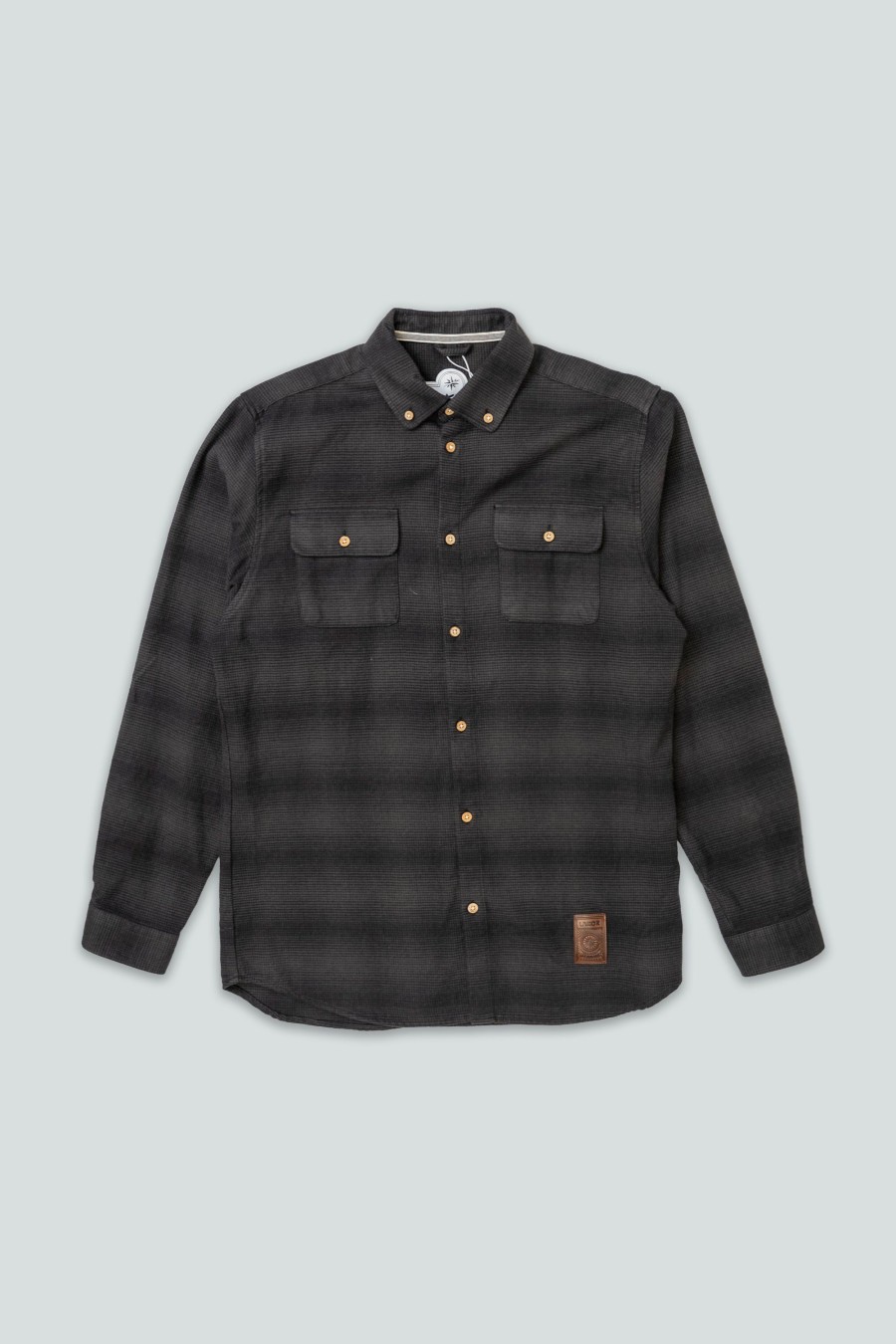 Mand LAKOR Skjorter | Aztec Aamand Shirt Black