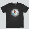 Mand LAKOR T-Shirts | Porthole T-Shirt Dark Grey Melange