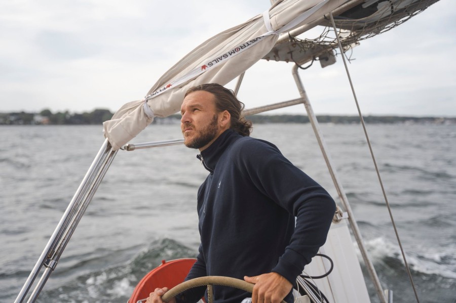 Mand LAKOR Sweatshirts & Hoodies | Havana Turtle Neck Navy