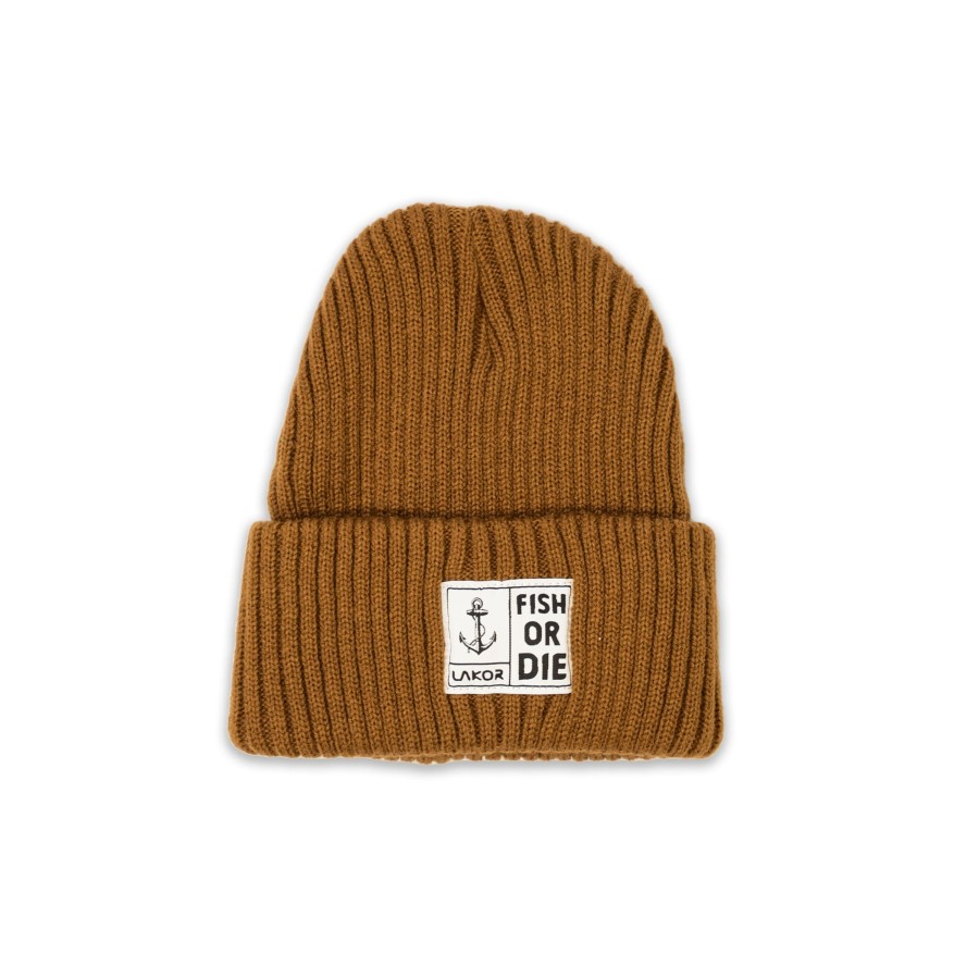Mand LAKOR Accessories | Skagen Beanie Tobacco Brown