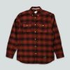 Mand LAKOR Skjorter | Aztec Aamand Shirt Red